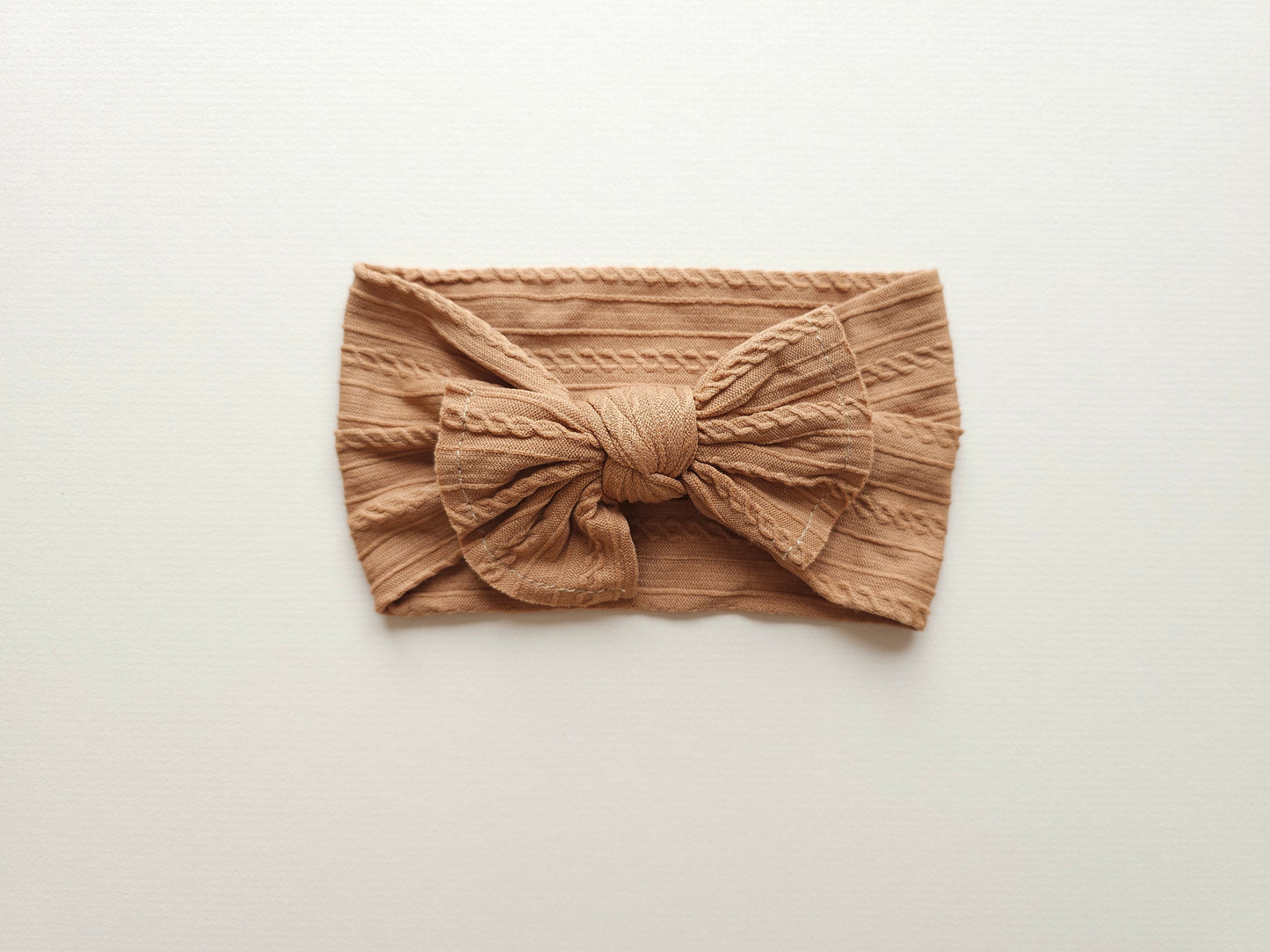 Cable Knit Headband Caramel