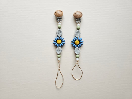 Daisy Dummy Clip Blue