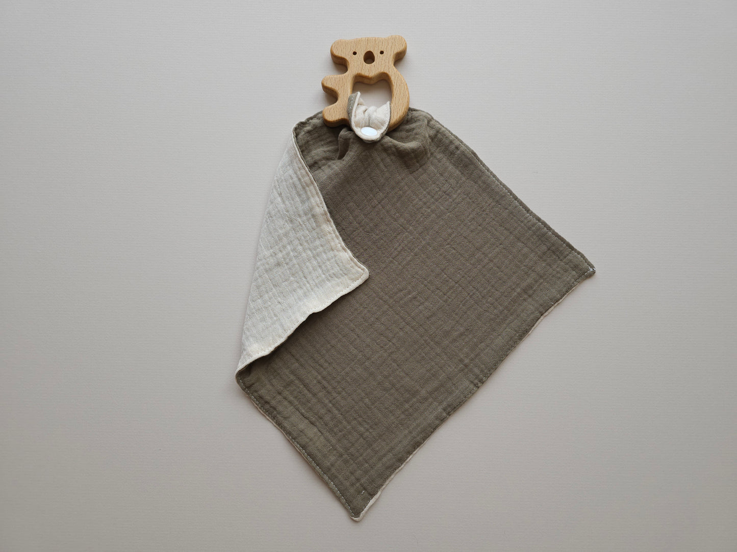 Organic Muslin Teething Comforter Koala