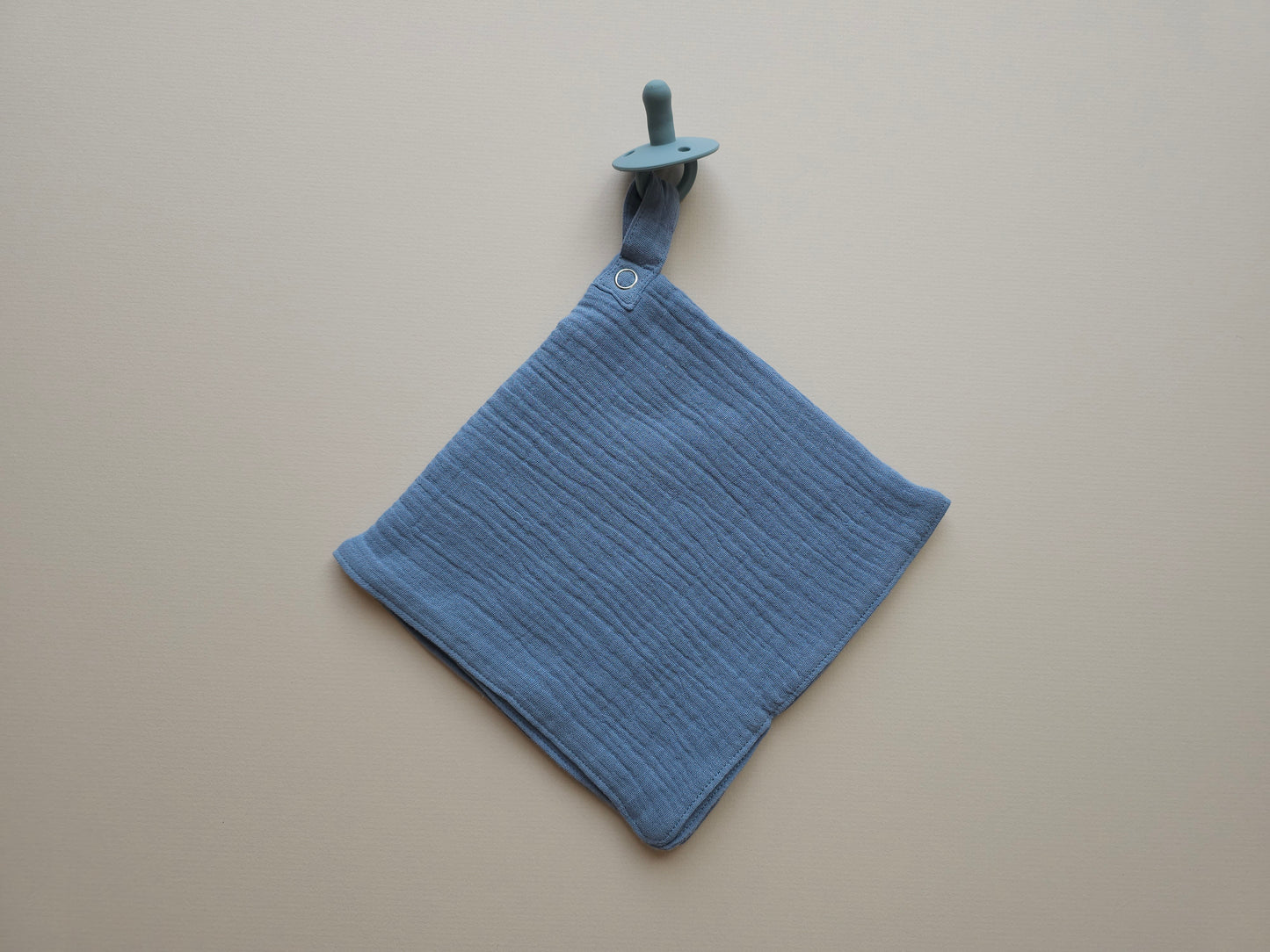 Organic Muslin Dummy Comforter Blue