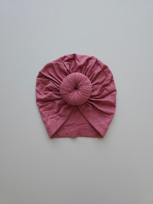 Donut Turban Dark Pink