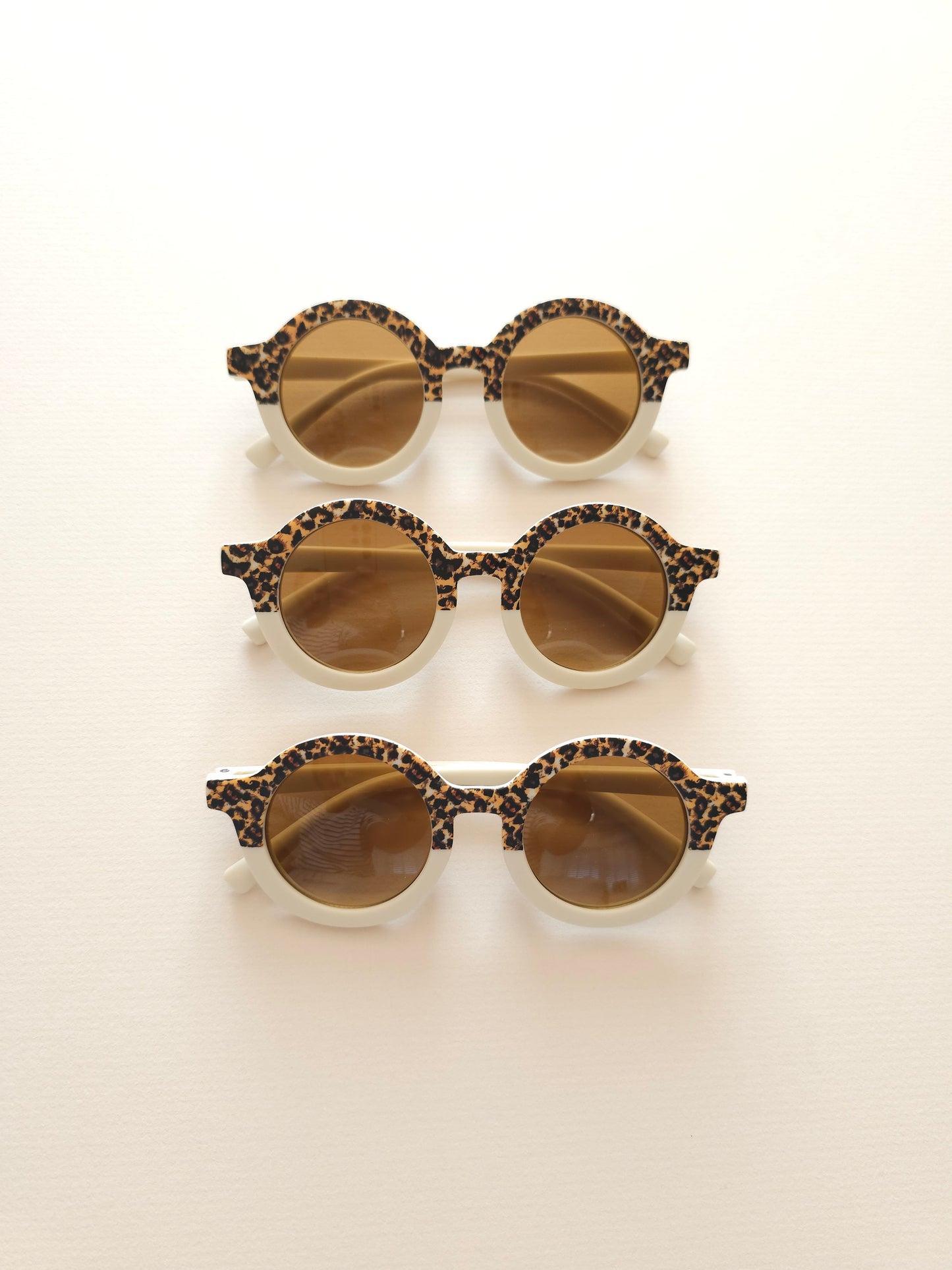 Leopard Toddler Sunglasses Cream