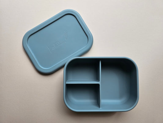 Silicone Bento Lunch Box Blue