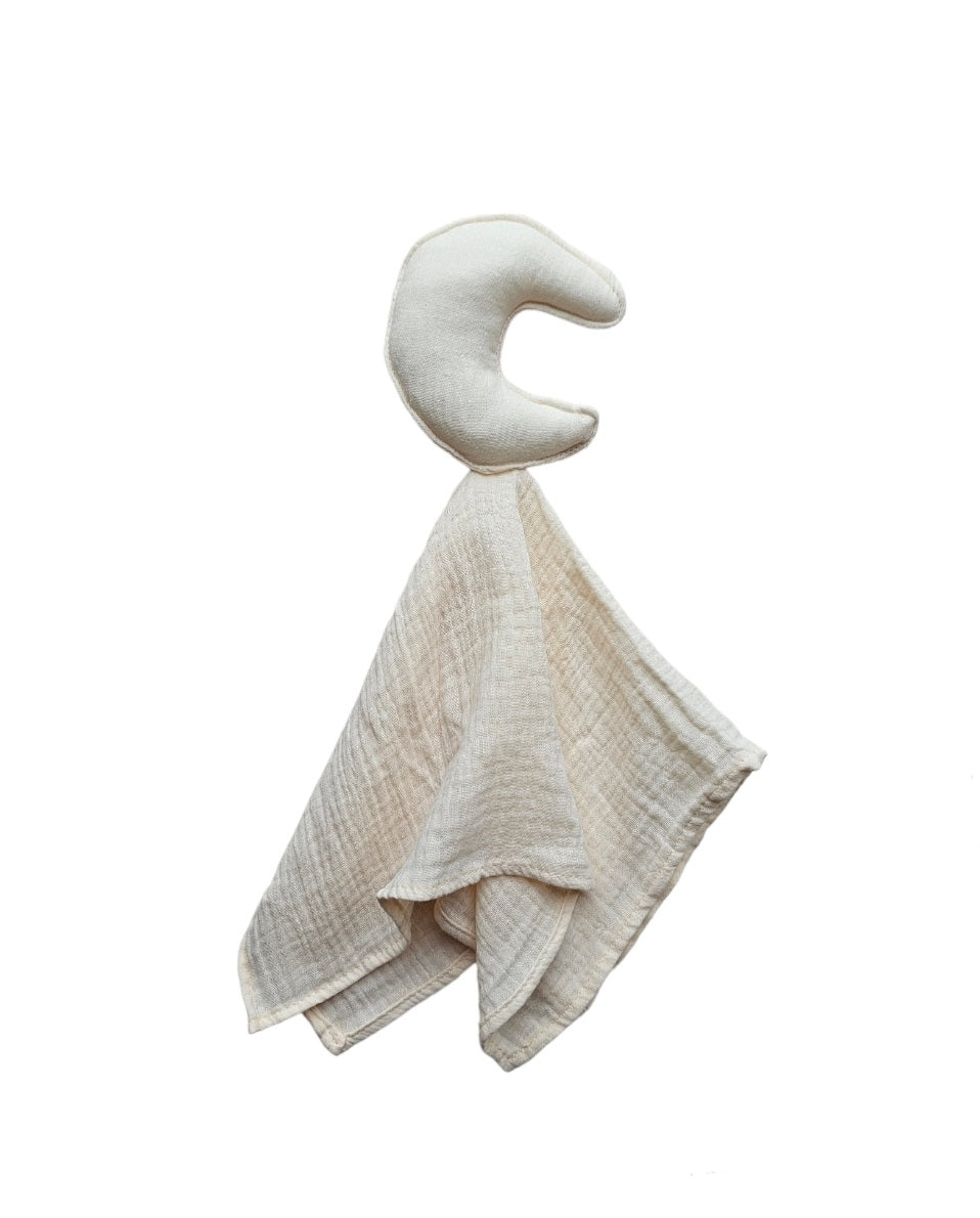 Organic Muslin Moon Comforter Cream